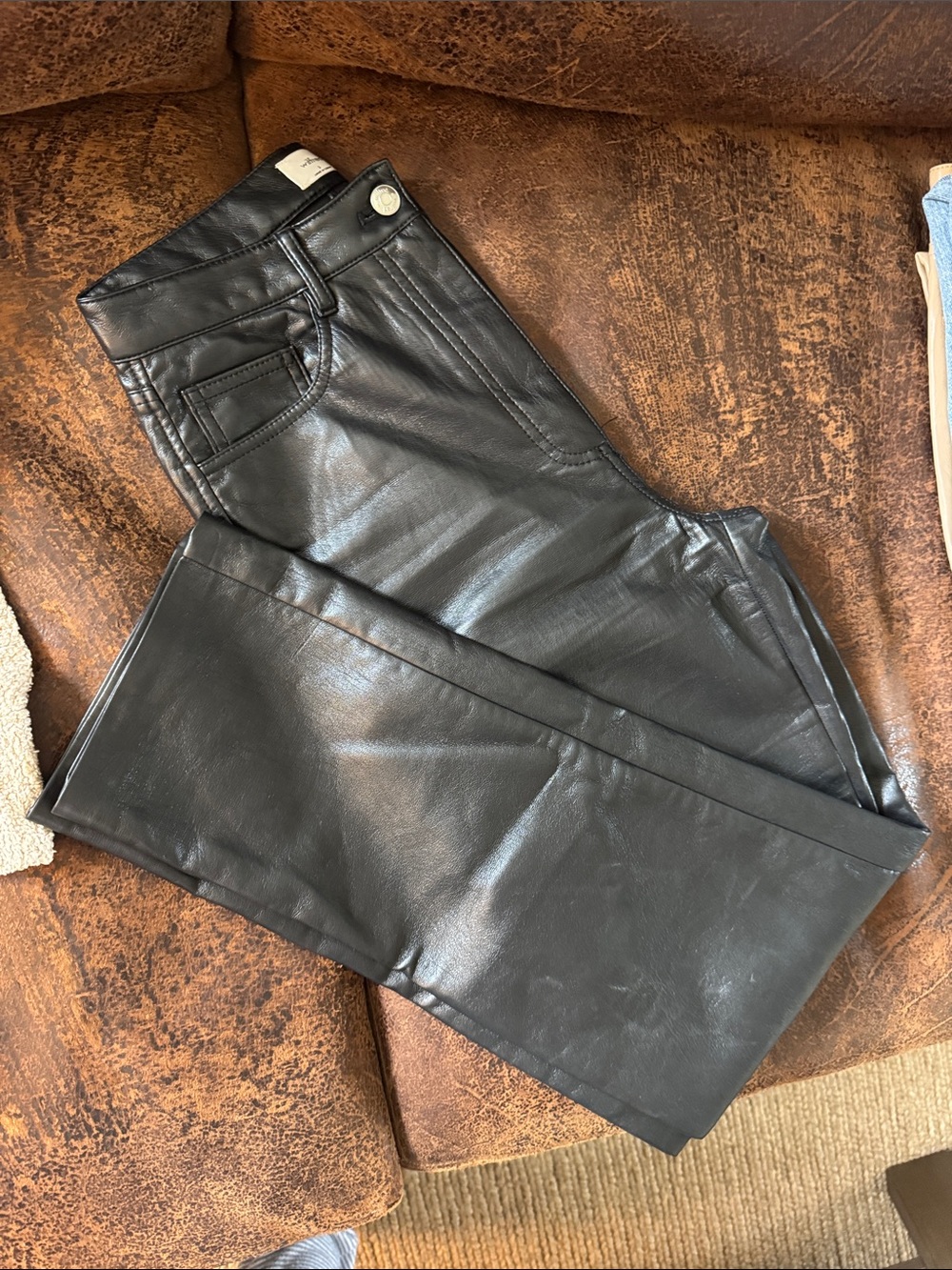 WILFRED MELINA LEATHER PANT